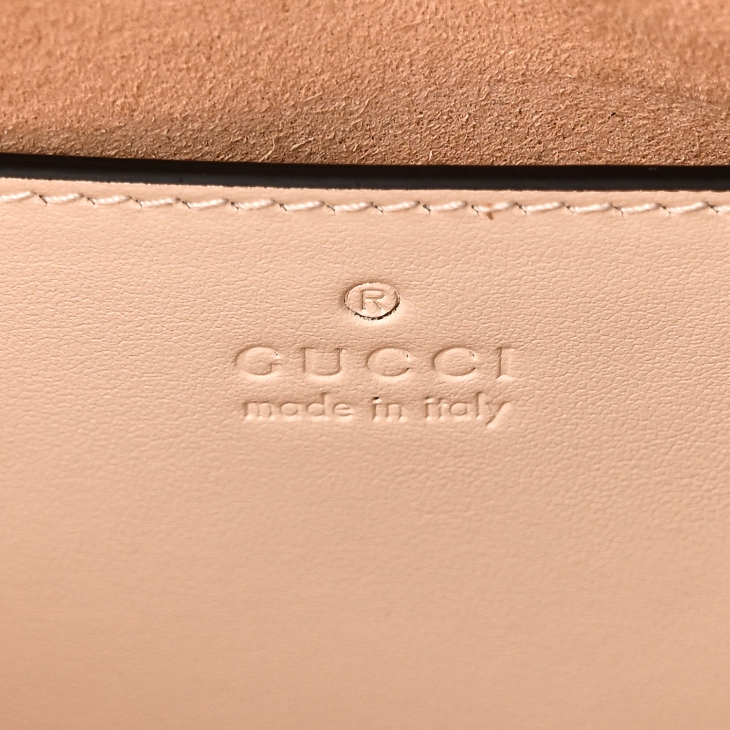 Gucci Calfskin Matelasse Small GG Marmont Chain Shoulder Bag White 5 of 9