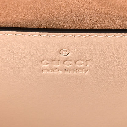 Gucci Calfskin Matelasse Small GG Marmont Chain Shoulder Bag White 5 of 9