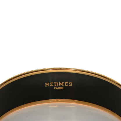 Hermes Enamel Printed De Passage a Paris Wide Bracelet 65 5 of 5