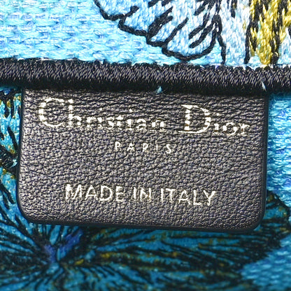 Christian Dior Canvas Embroidered Large Toile de Jouy Voyage Book Tote Celestial Blue 7 of 10