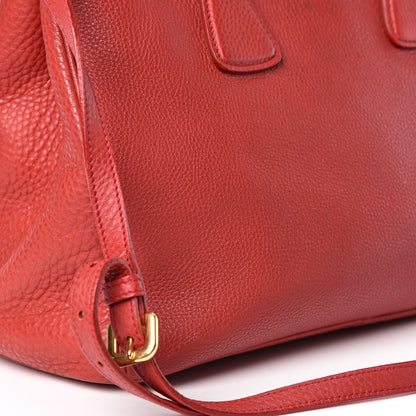 Prada Vitello Daino Tote Rosso 18 of 22