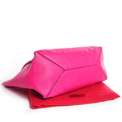 Valentino Garavani Nappa Medium Rockstud Soft Tote Pop Fuxia 4 of 8
