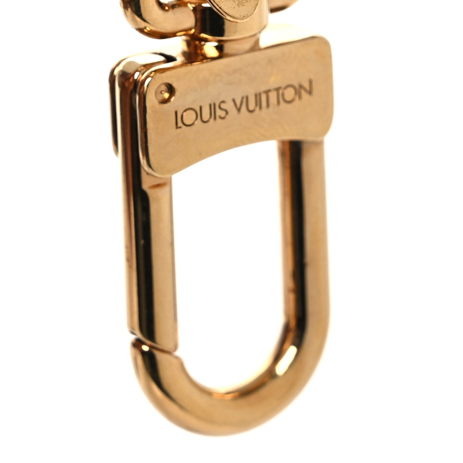 Louis Vuitton LV Facettes Bag Charm Key Holder Gold 4 of 4