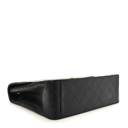 Chanel Lambskin Quilted XL Jumbo Single Flap Black 4 of 9