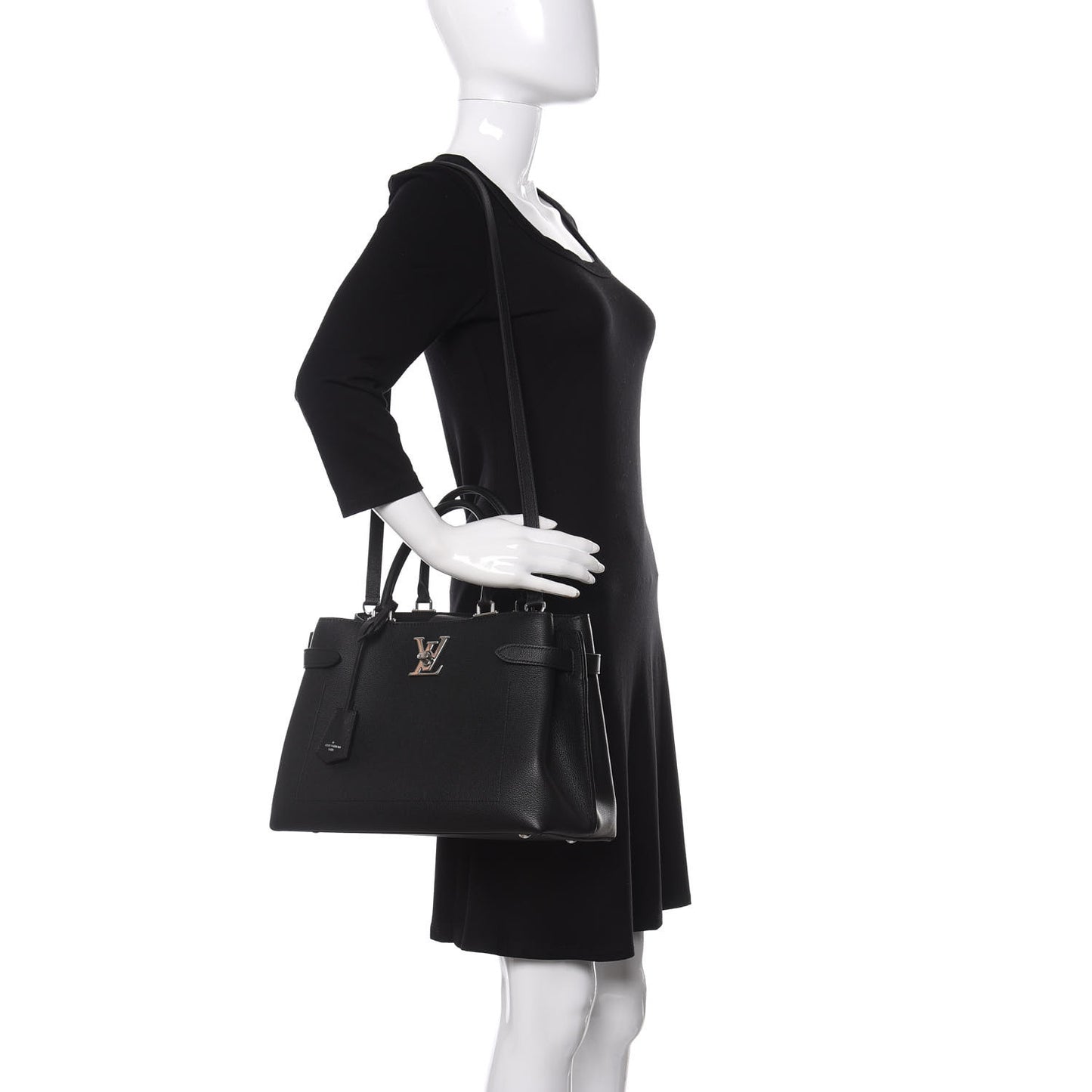 Calfskin Lockme Day Black