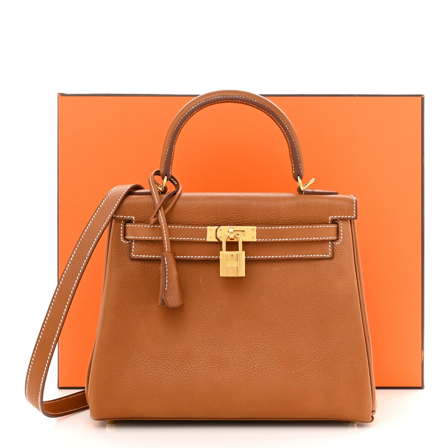 Hermes Barenia Faubourg Kelly Retourne 25 Fauve 12 of 12