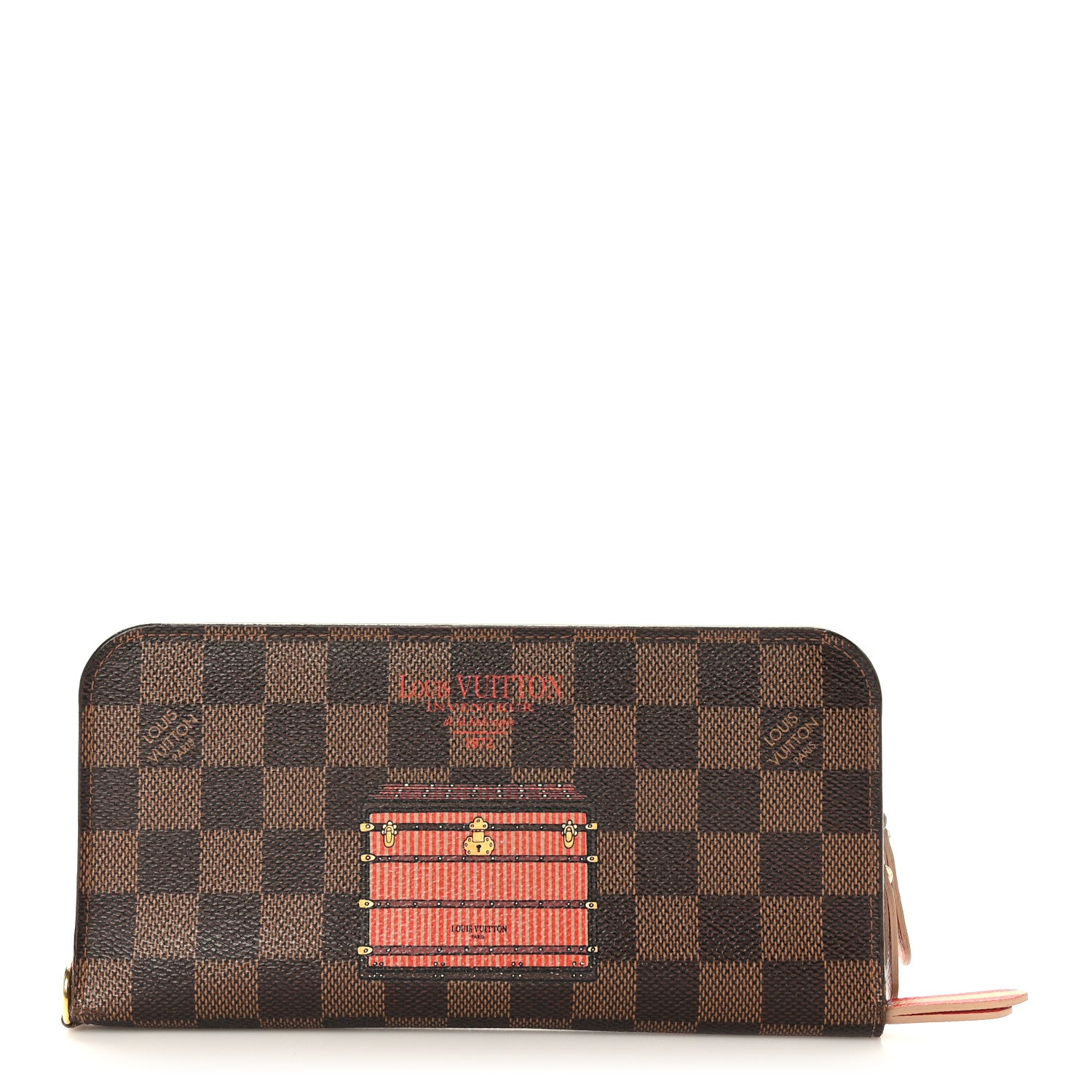 Louis Vuitton Damier Ebene Trunks and Locks Insolite Wallet 1 of 7