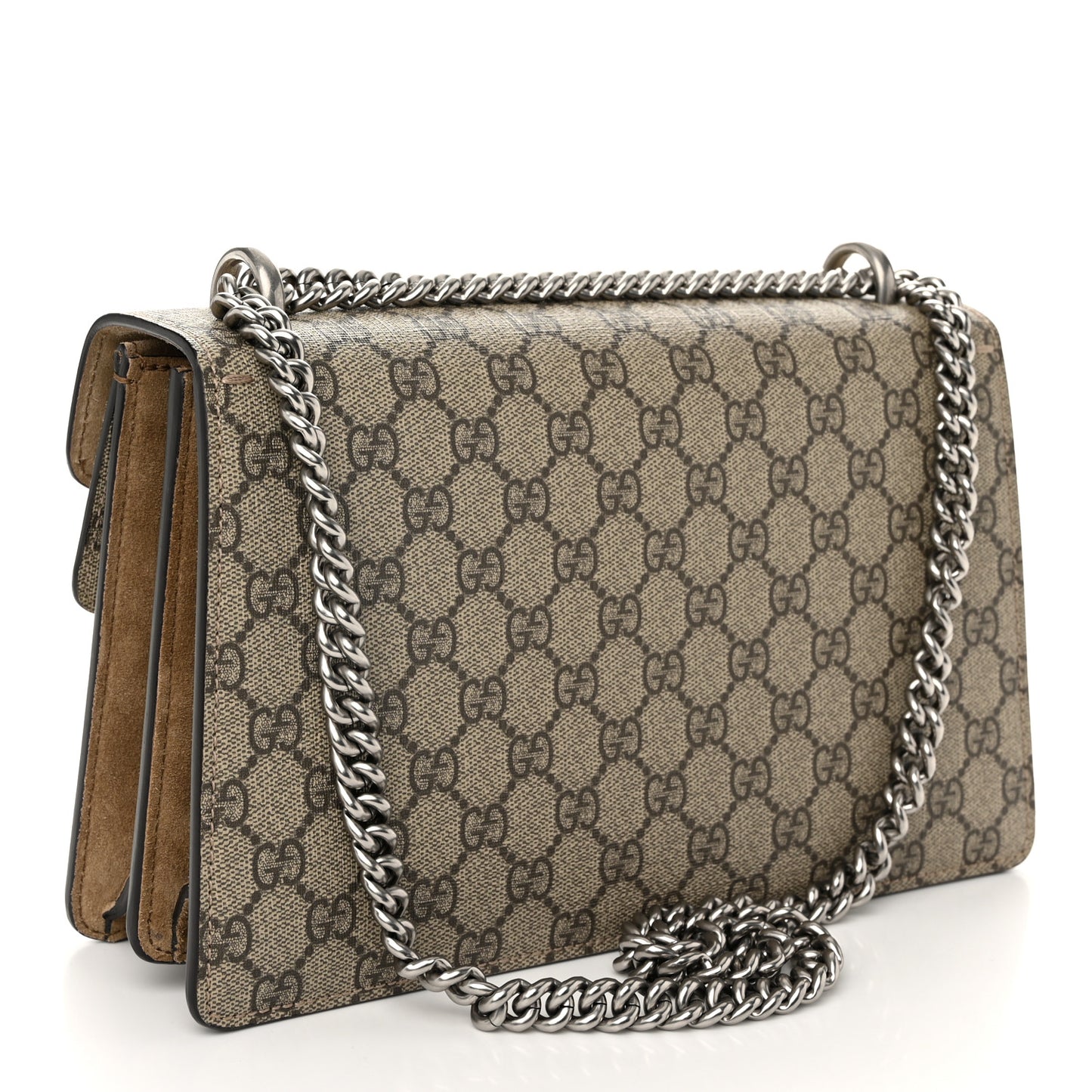 GG Supreme Monogram Small Dionysus Shoulder Bag Taupe