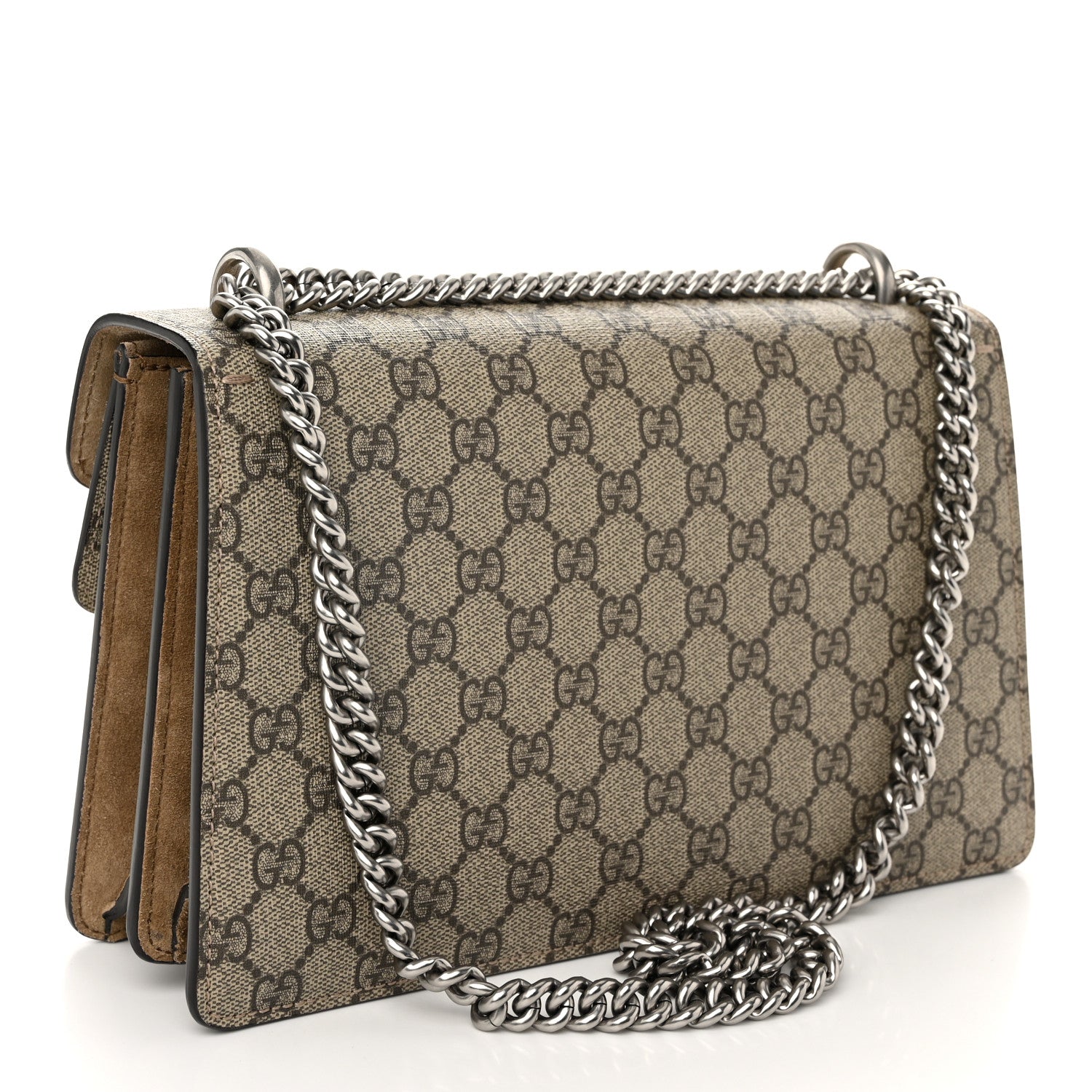 Gucci GG Supreme Monogram Small Dionysus Shoulder Bag Taupe 3 of 11