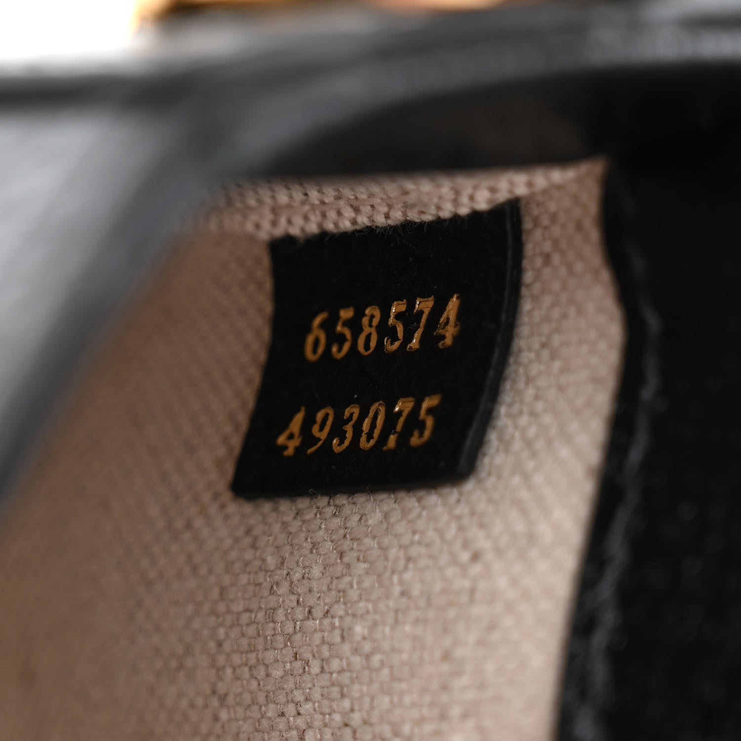 Gucci X ADIDAS Textured Dollar Calfskin Web Trefoil Mini Horsebit 1955 Shoulder Bag Black Off White 7 of 10
