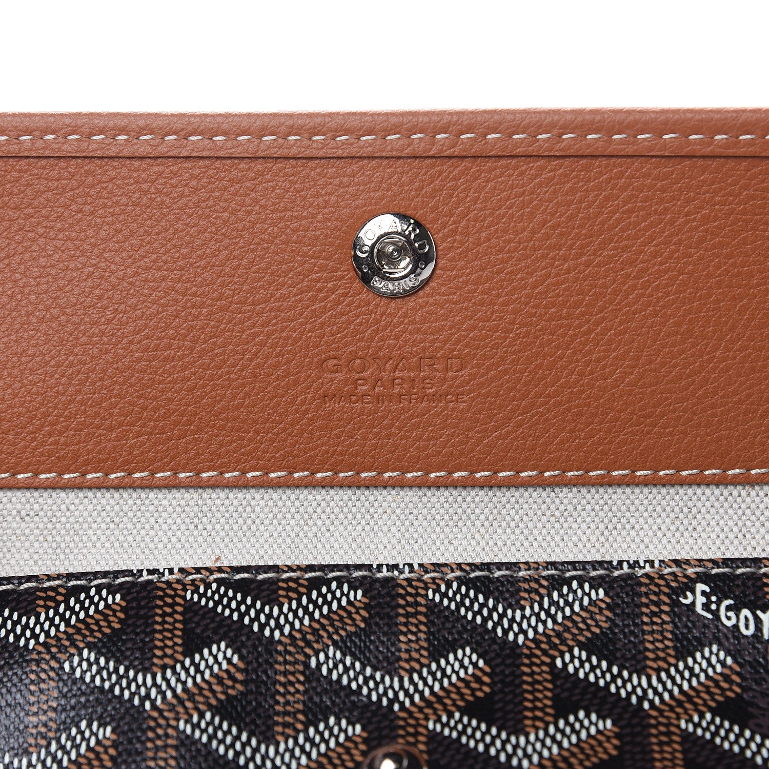 Goyard Goyardine Saint Louis GM Black Gold 6 of 10