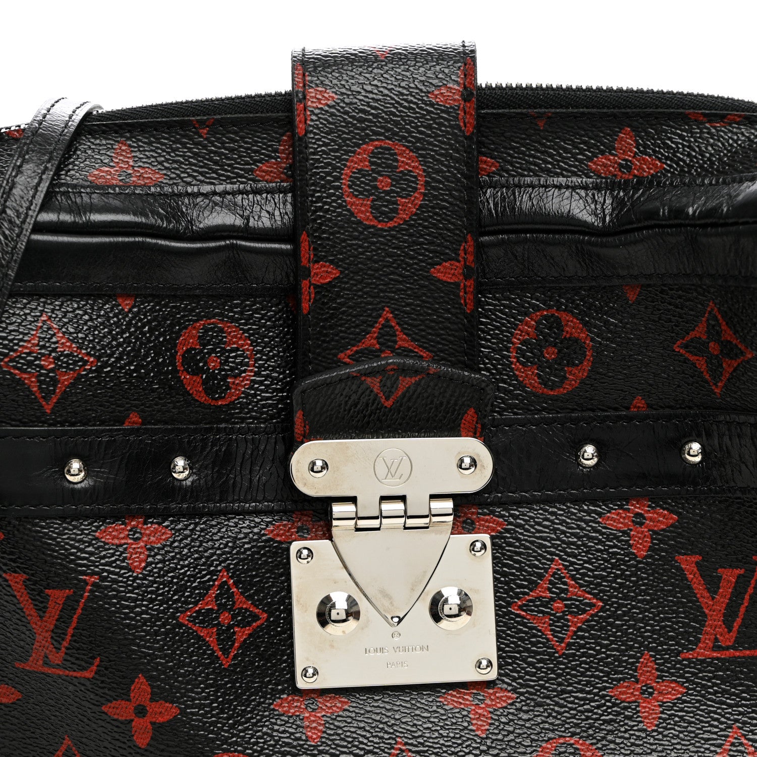 Louis Vuitton Monogram Petite Malle Soft MM Infrarouge 8 of 11