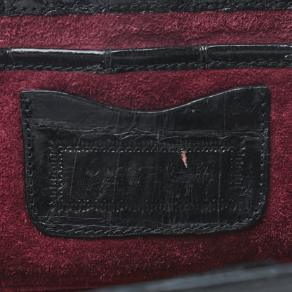Nancy Gonzalez Crocodile Clutch Black 6 of 6