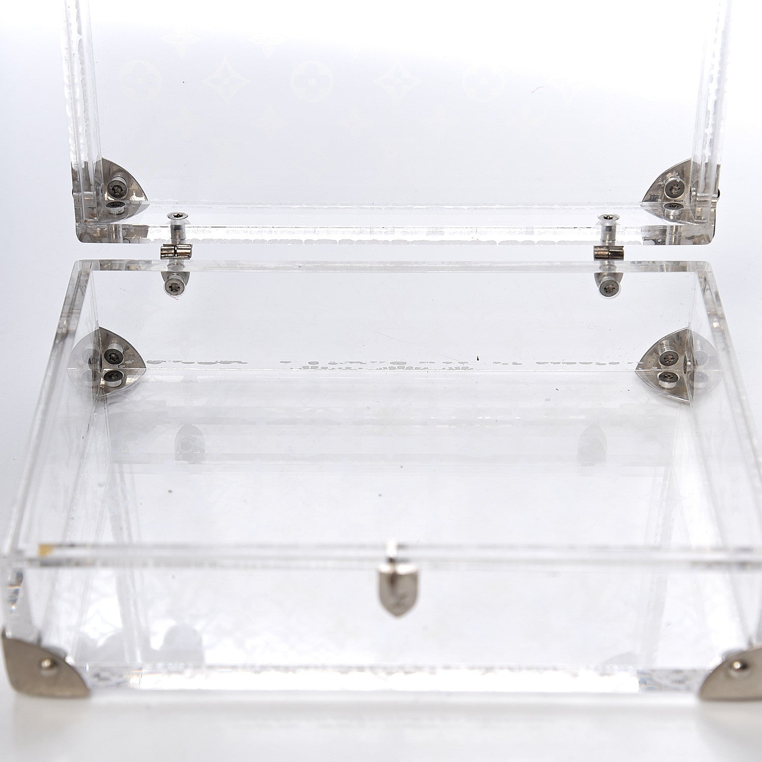 LOUISVUITTON　モノグラムクリアケース Louis Vuitton Transparent Plexiglass Mini Trunk 557190 – FASHIONPHILE