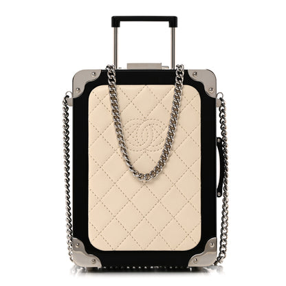 Chanel Plexiglass Lambskin Evening In The Air Mini Trolley Minaudiere Clutch 1 of 8