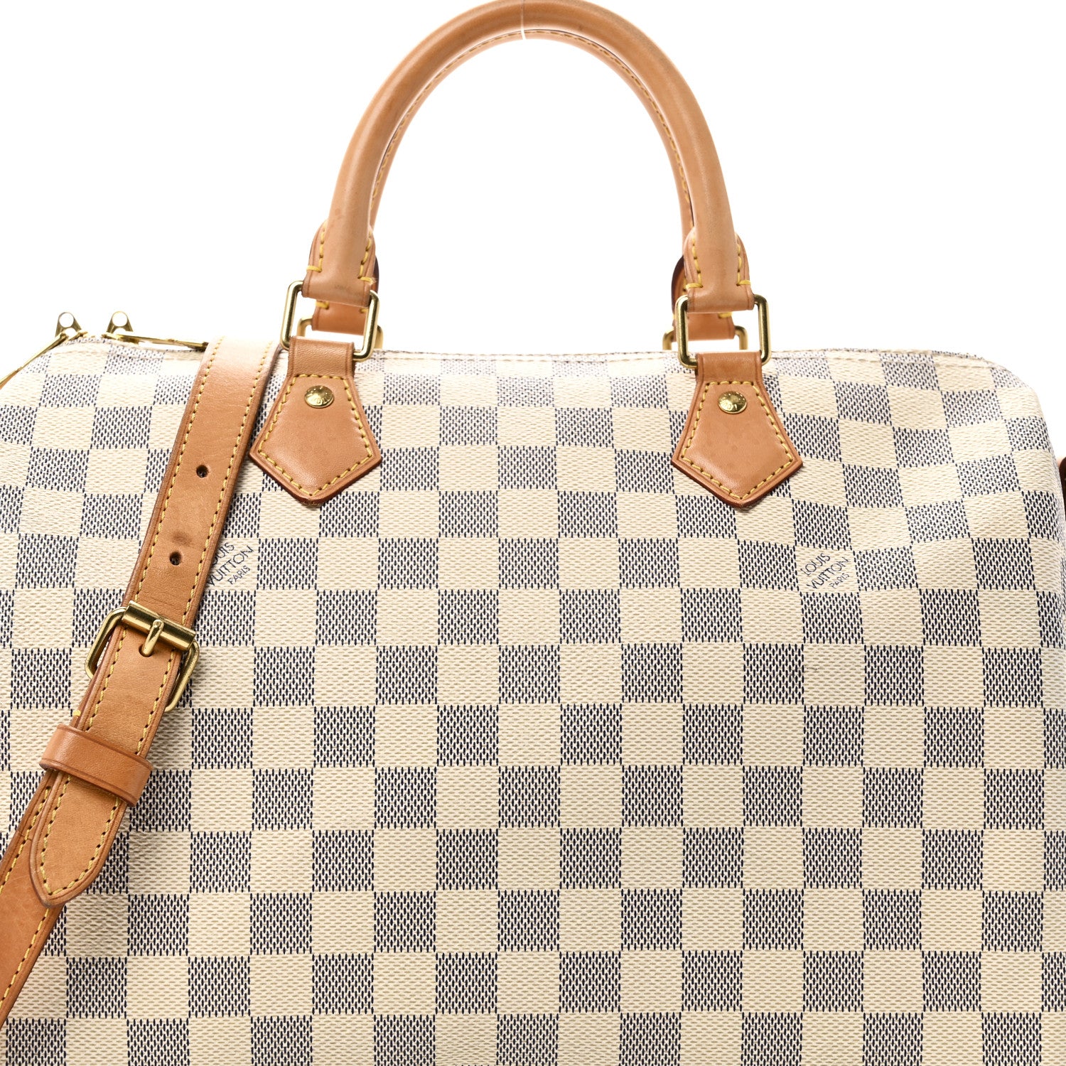 Louis Vuitton Damier Azur Speedy Bandouliere 30 8 of 10