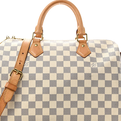 Louis Vuitton Damier Azur Speedy Bandouliere 30 8 of 10