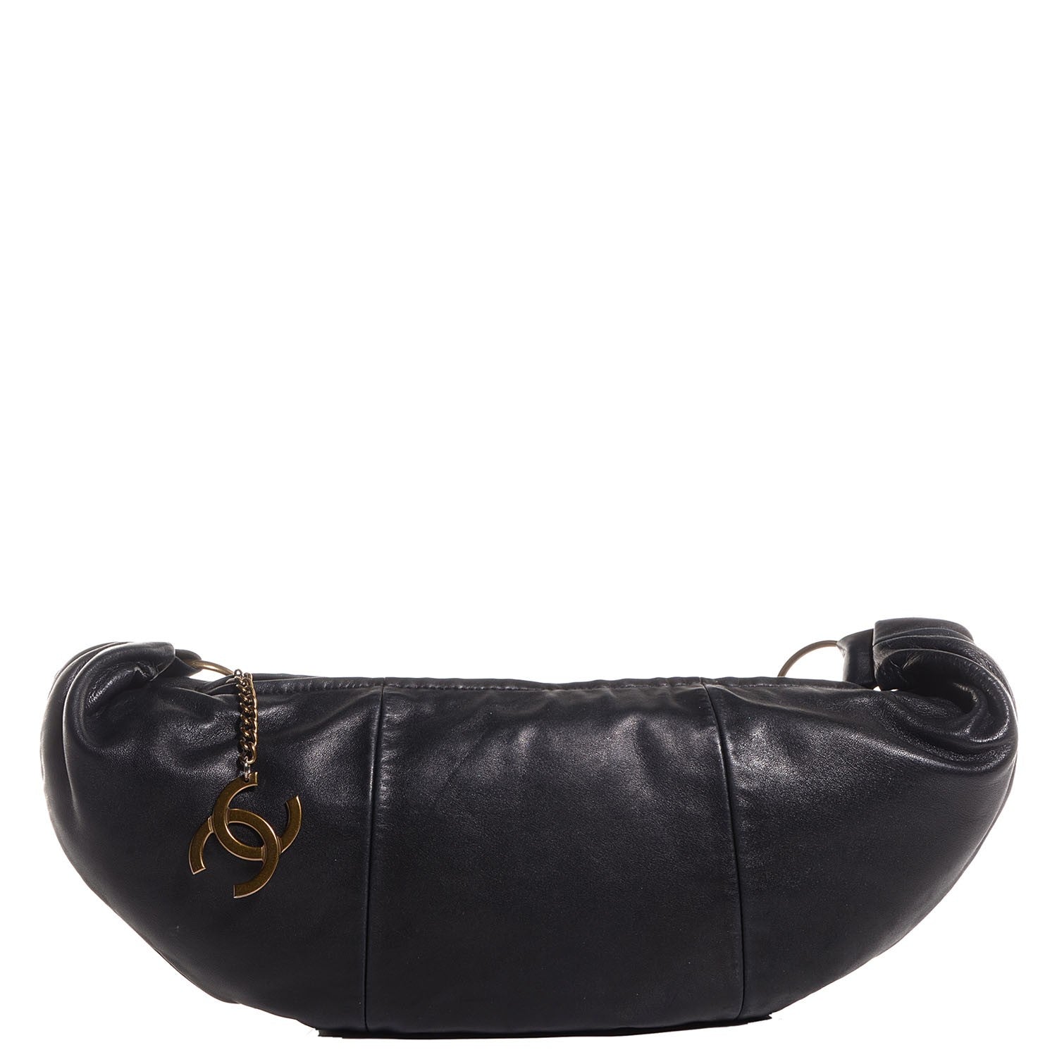 Chanel Lambskin Small Chain Hobo Black 1 of 7