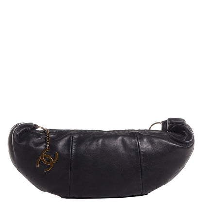 Chanel Lambskin Small Chain Hobo Black 1 of 7