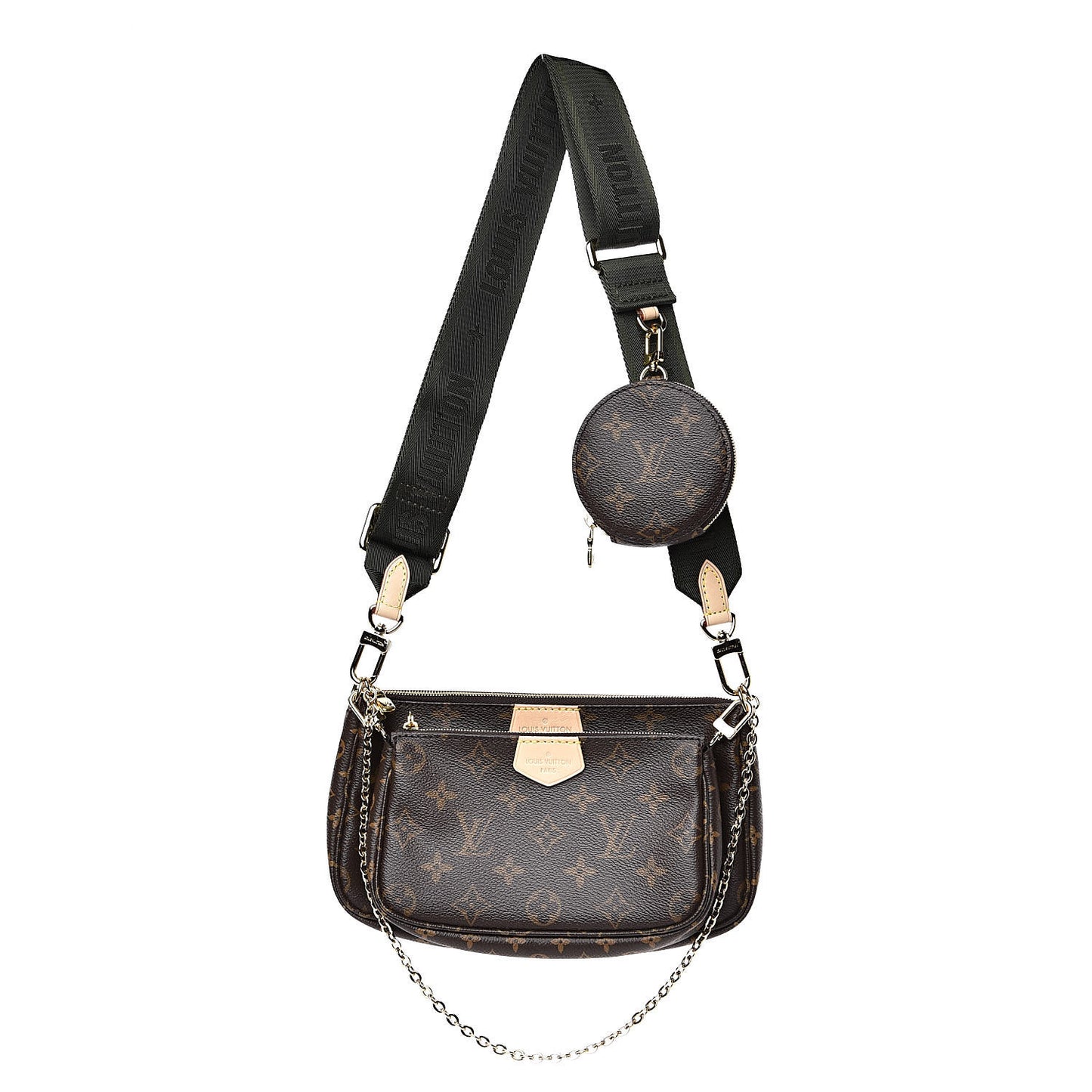 Monogram Multi Pochette Accessories Kaki