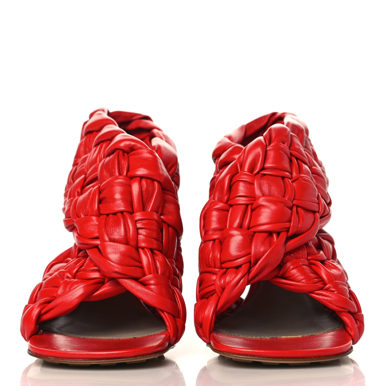 Bottega Veneta Shiny Nappa Intrecciato The Board Sandals 37 Nail Polish 2 of 7