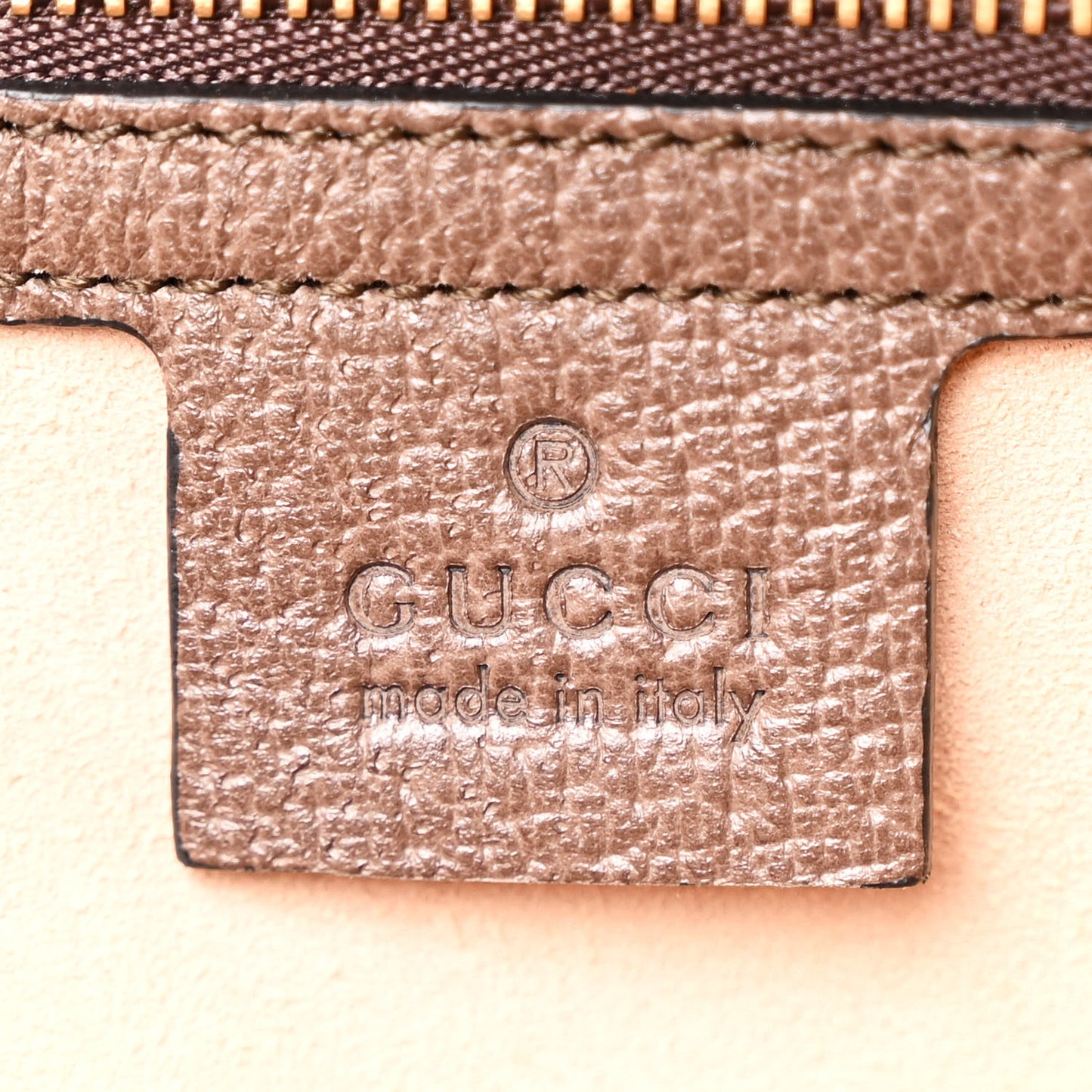 GG Supreme Monogram Medium Ophidia Shopping Tote Brown