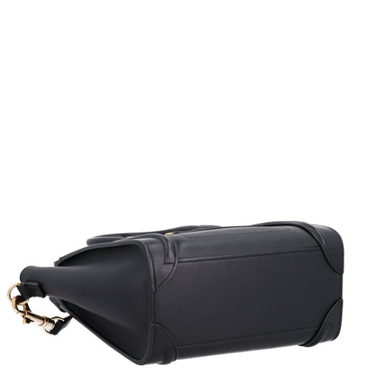 Celine Smooth Calfskin Nano Luggage Black 4 of 9