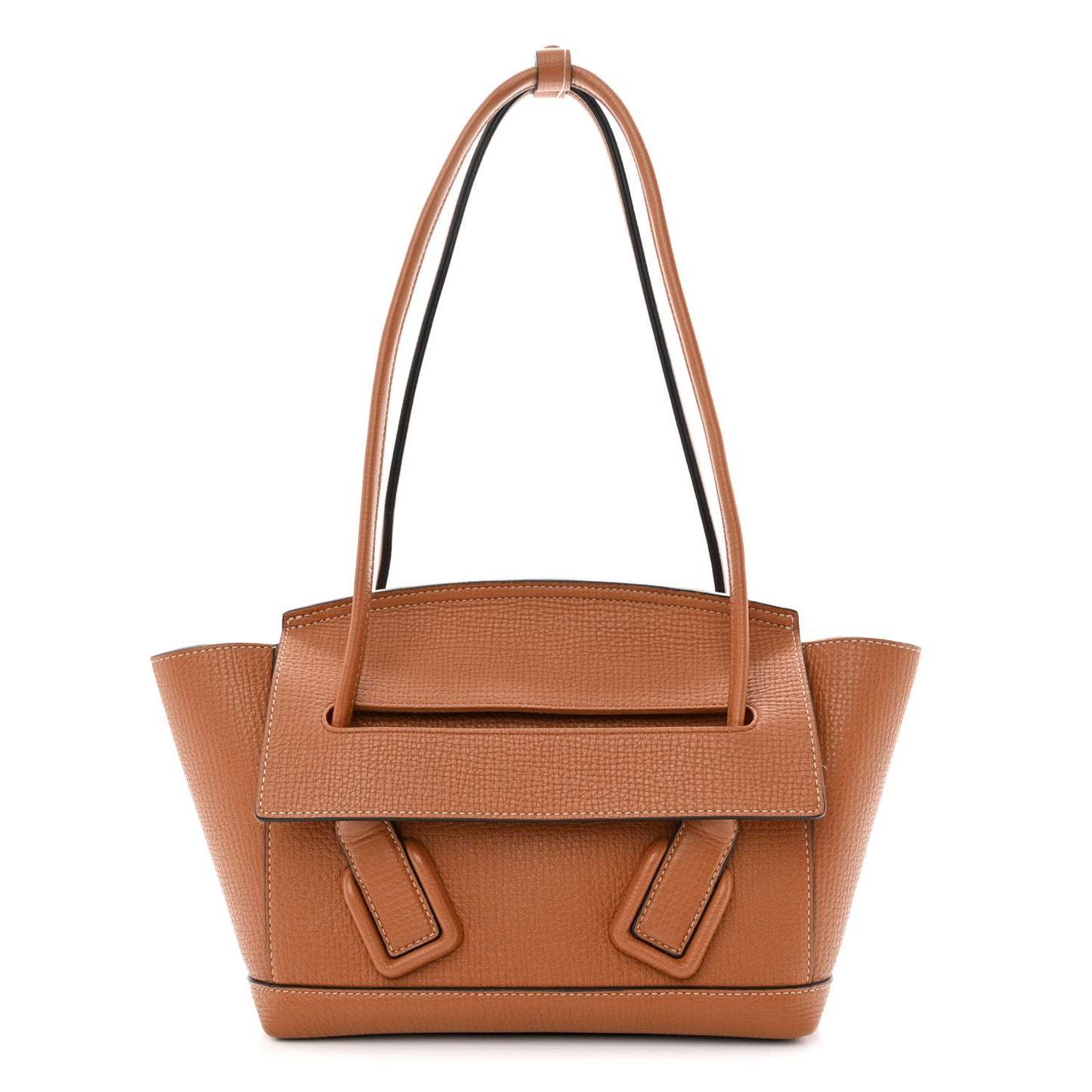 Grainy Calfskin Small Arco Wood