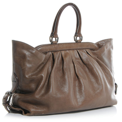 Fendi Vitello Palma Doctor B Tote Bag Fango 3 of 11