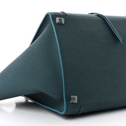 Celine Grained Calfskin Medium Phantom Luggage Ocean 9 of 10