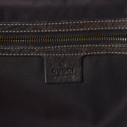 Gucci Guccissima Large New Pelham Shoulder Bag Dark Brown 6 of 9