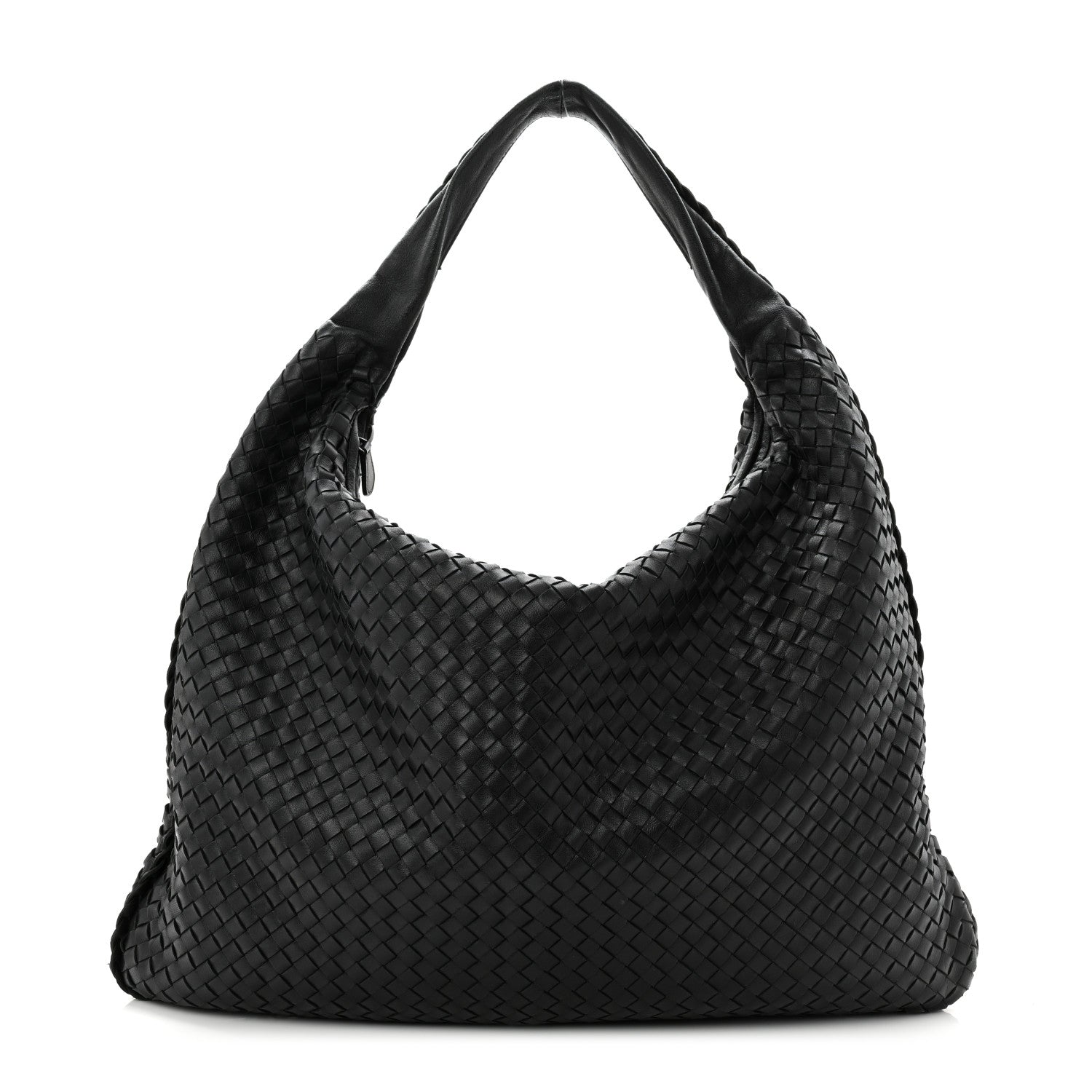 Bottega Veneta Nappa Intrecciato Maxi Veneta Hobo Black 1 of 10