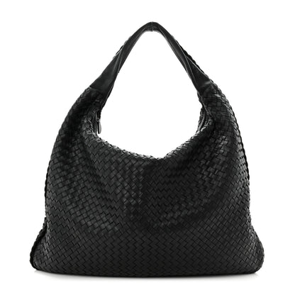 Bottega Veneta Nappa Intrecciato Maxi Veneta Hobo Black 1 of 10