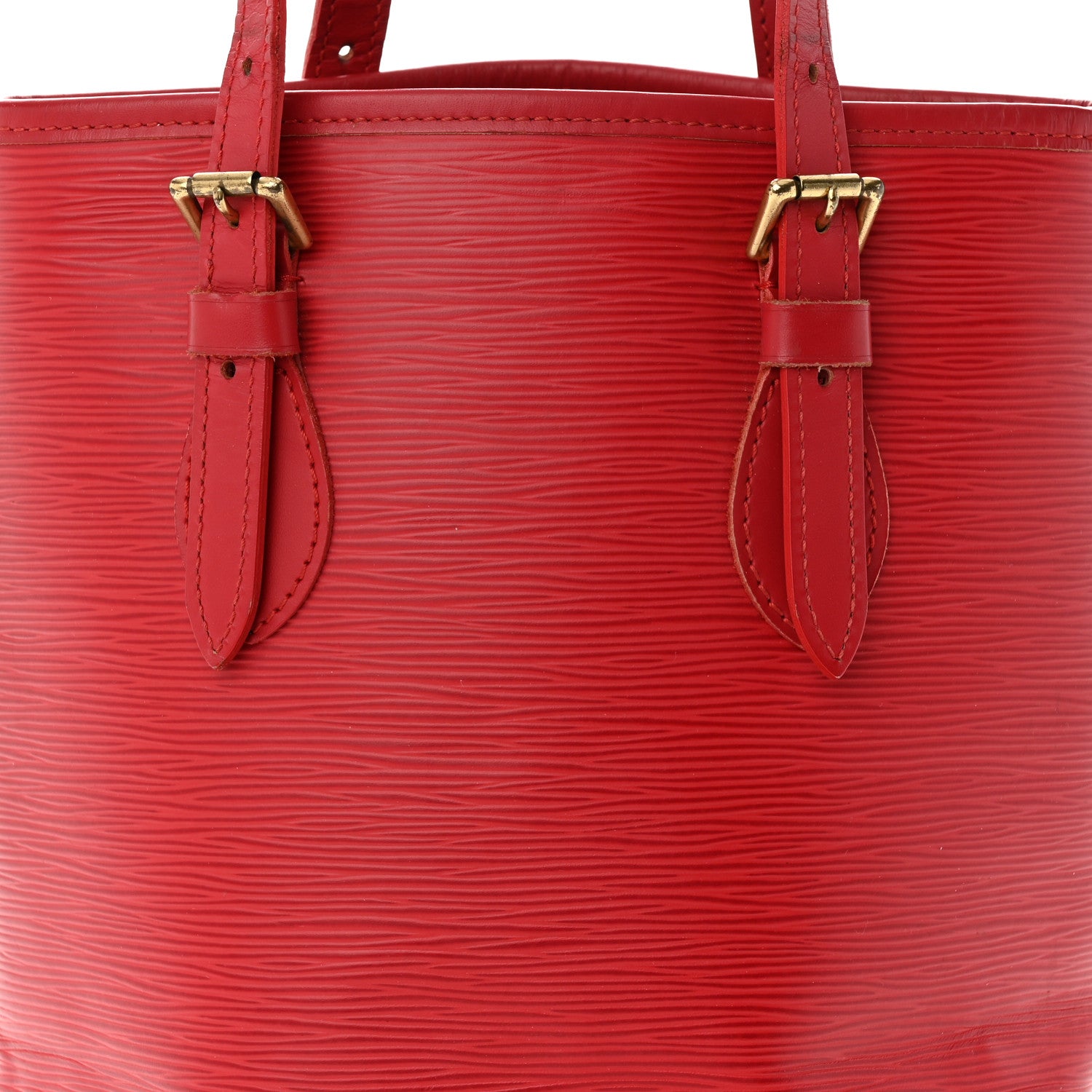 Louis Vuitton Epi Petit Bucket 23 Rouge 7 of 11