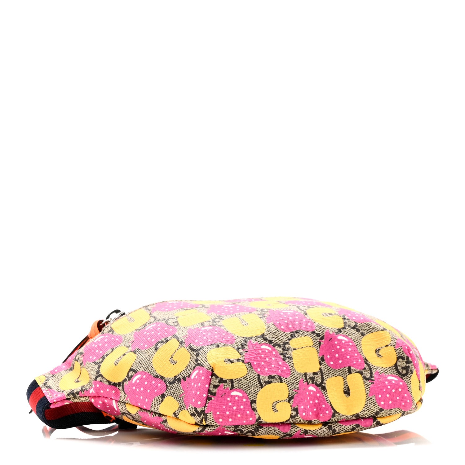Gucci GG Supreme Monogram Childrens Strawberry Print Belt Bag Multicolor 4 of 10