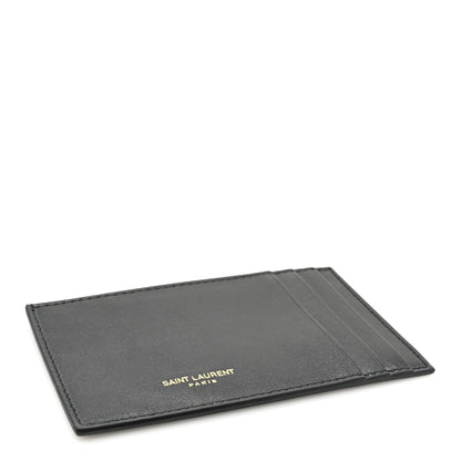 Saint Laurent Calfskin 5 Fragments Card Holder Black 4 of 8
