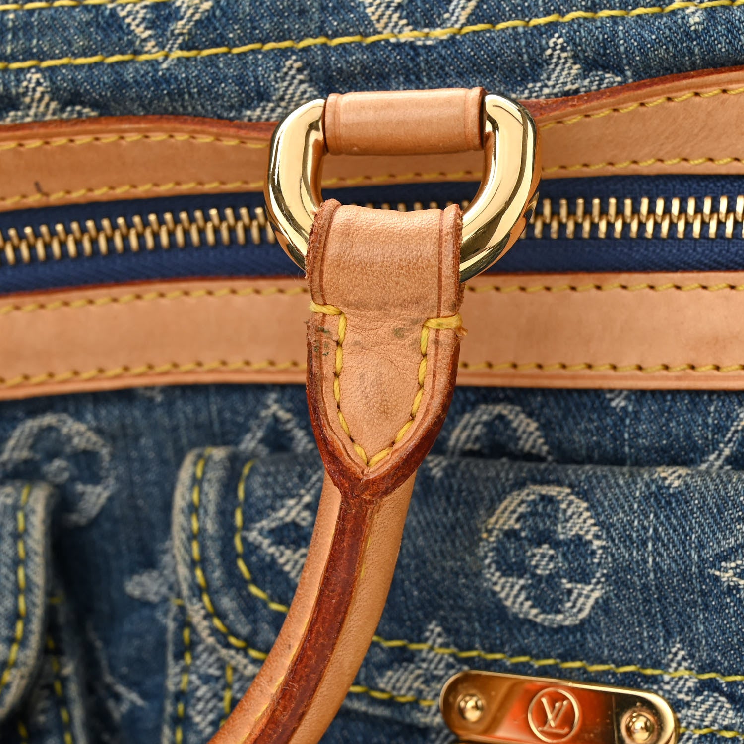 Louis Vuitton Monogram Denim Neo Speedy Blue 11 of 17