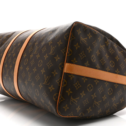 Louis Vuitton Monogram Keepall Bandouliere 55 9 of 10