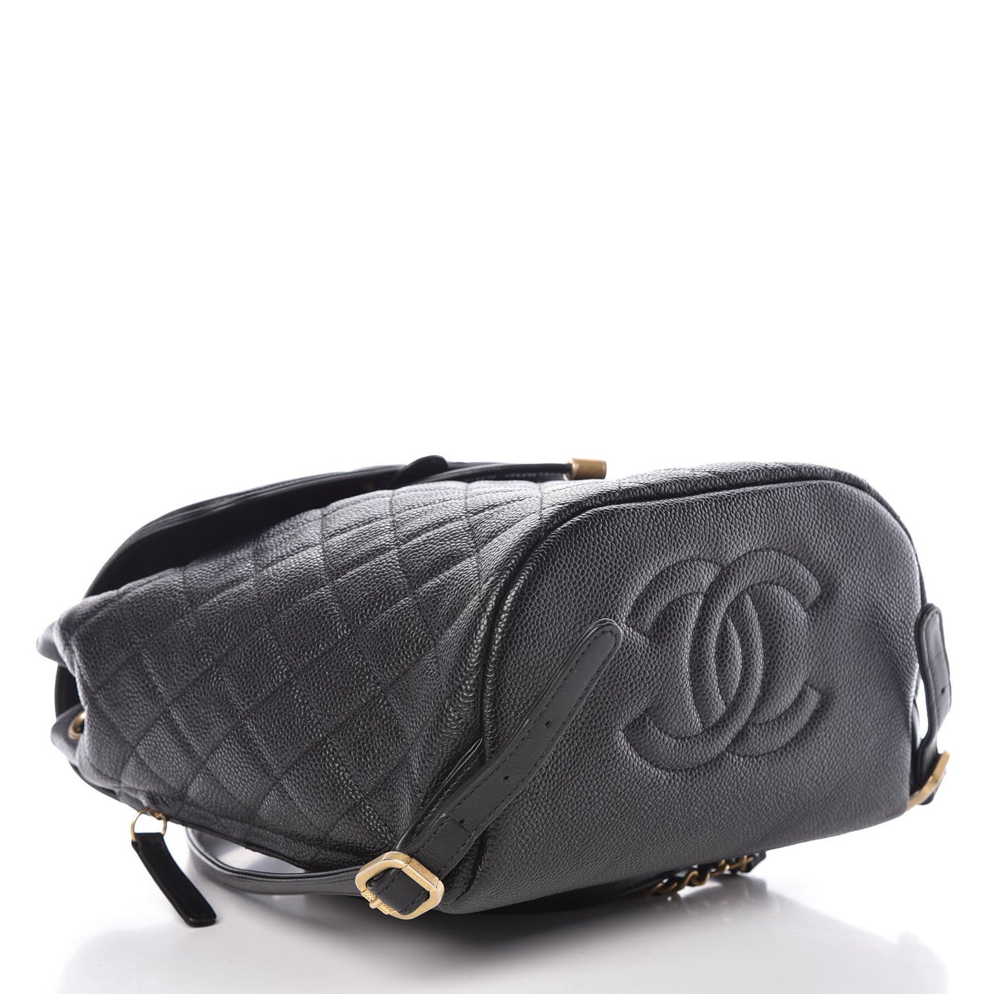 Caviar Quilted Filigree Backpack Black
