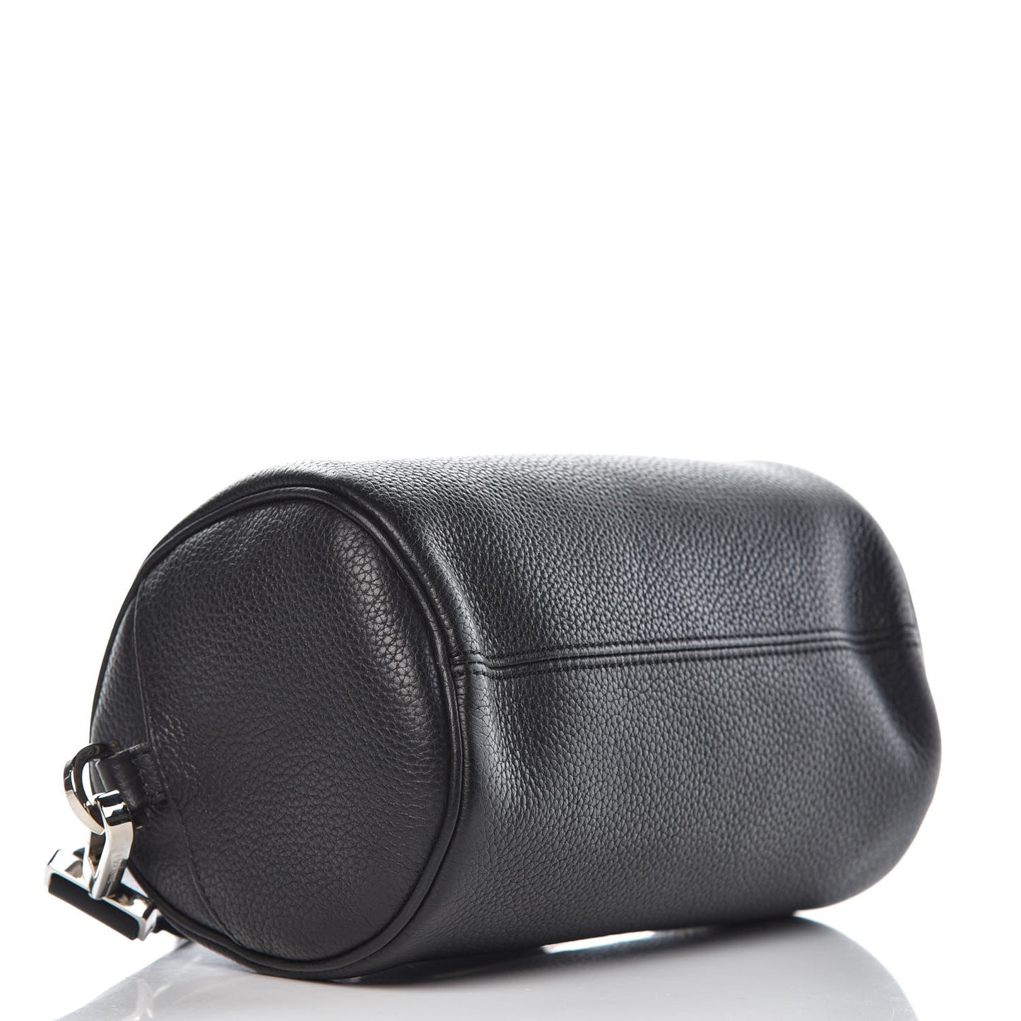 HOMME Grained Calfskin Mens Roller Pouch Black