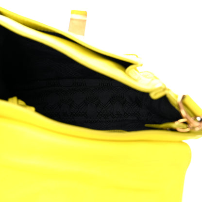 Proenza Schouler Lambskin PS1 Pouch Messenger Lemon 9 of 20