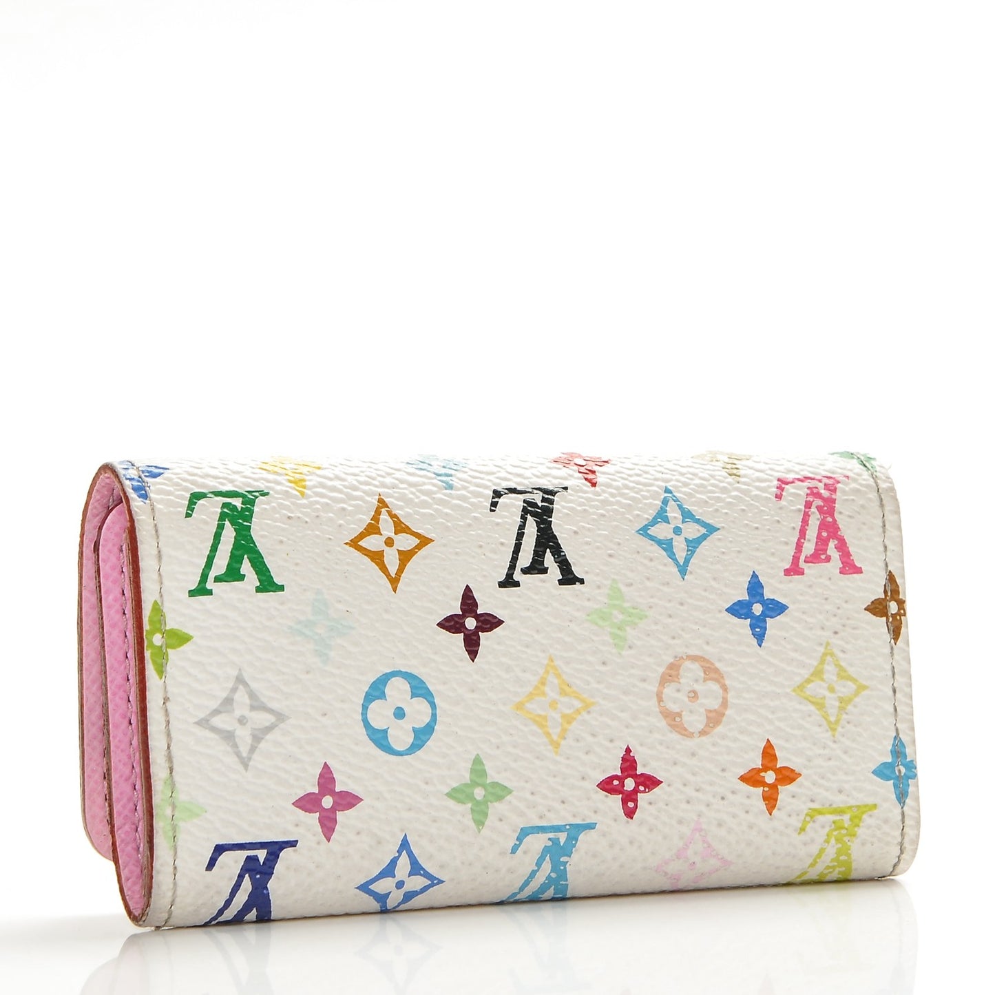 Monogram Multicolor Multicles 4 Key Holder White Litchi