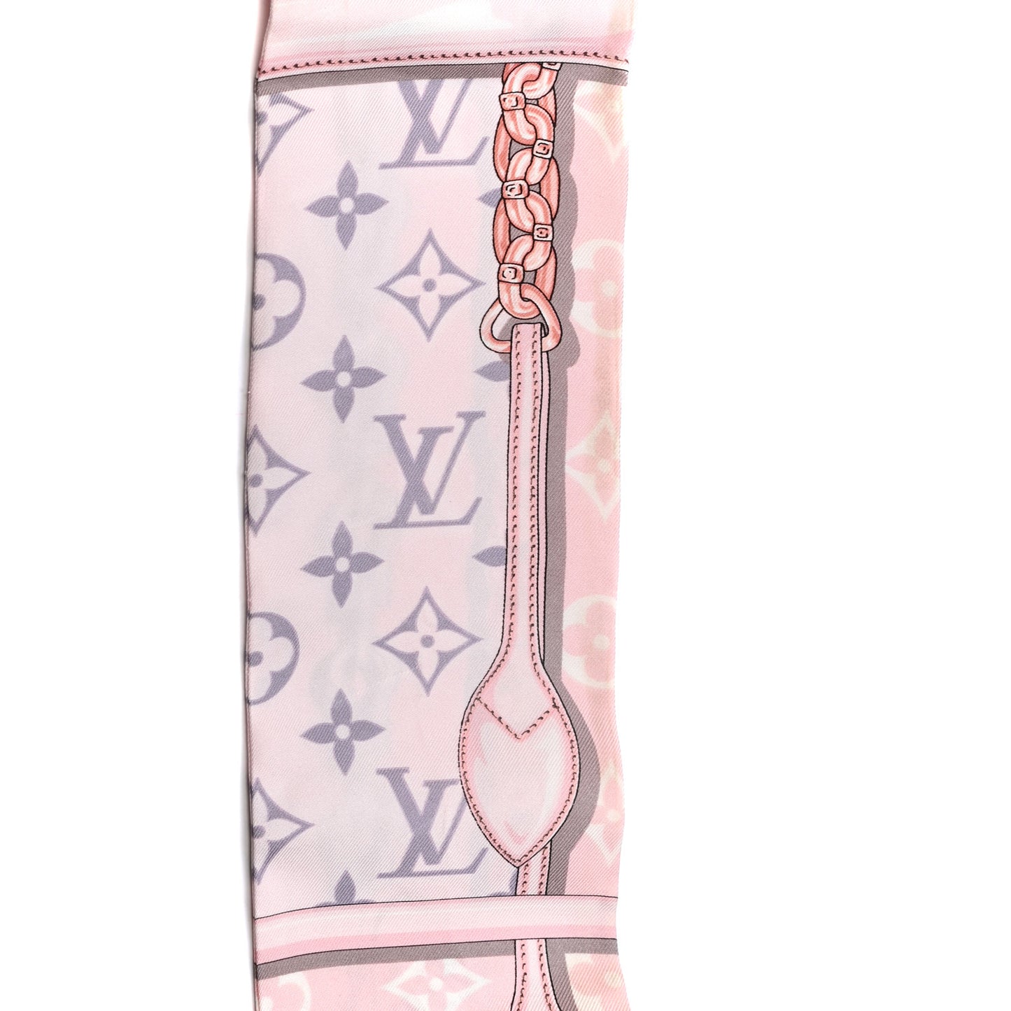 Silk Monogram Confidential Bandeau Light Pink