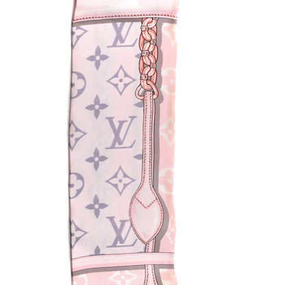 Louis Vuitton Silk Monogram Confidential Bandeau Light Pink 4 of 4