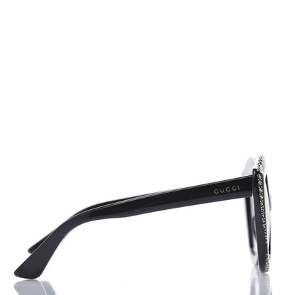 Gucci Crystal Cat Eye Sunglasses GG0118S Black 3 of 8
