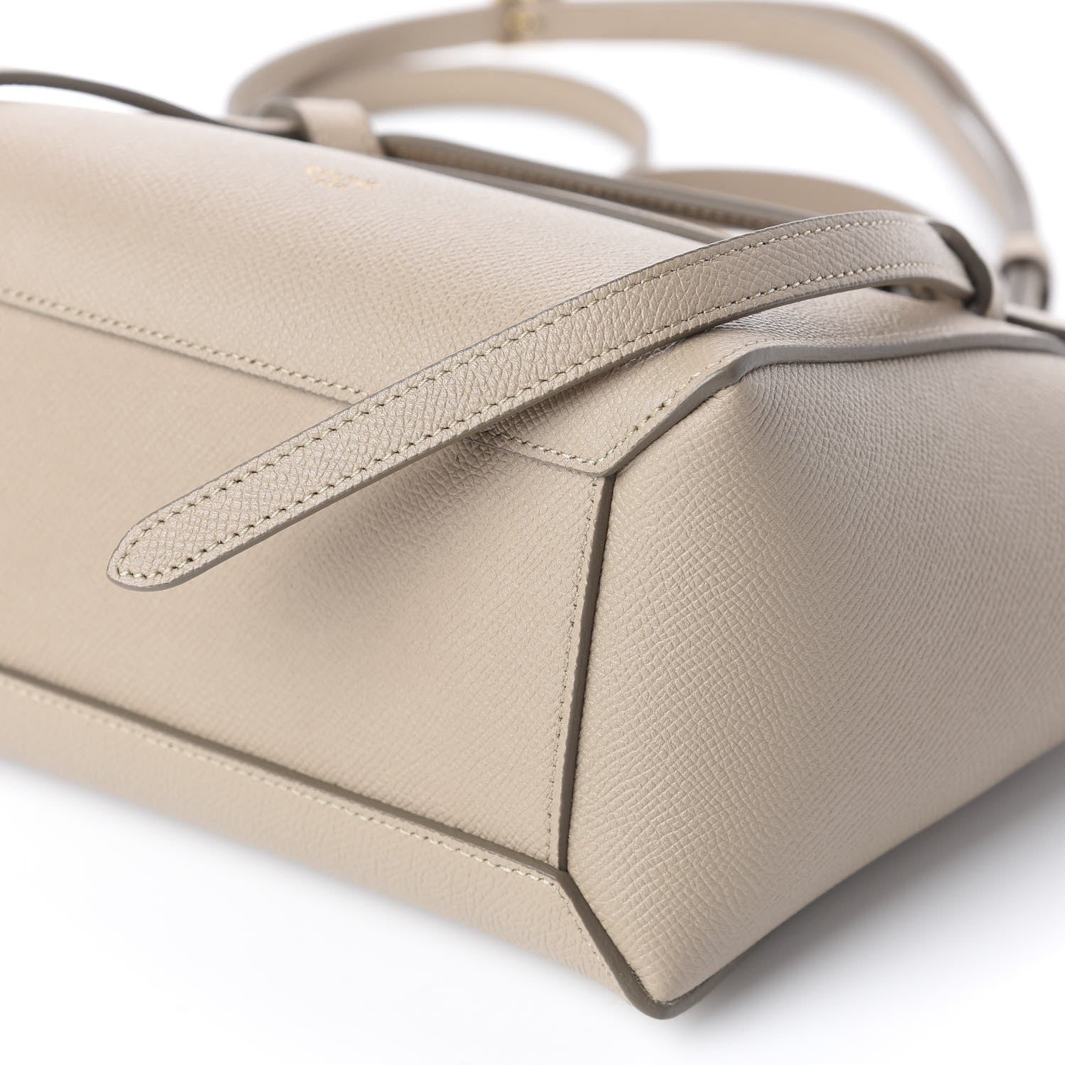 Celine Grained Calfskin Nano Belt Bag Light Taupe 10 of 12
