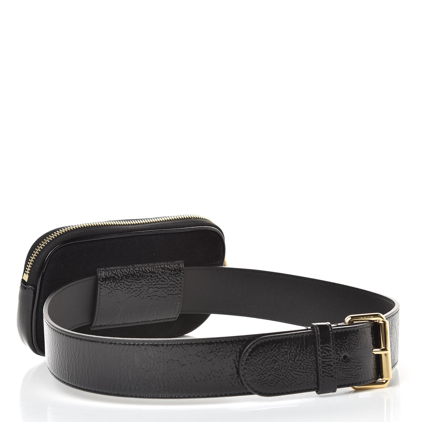 Suede Patent Ophidia Belted iPhone Case 75 30 Black