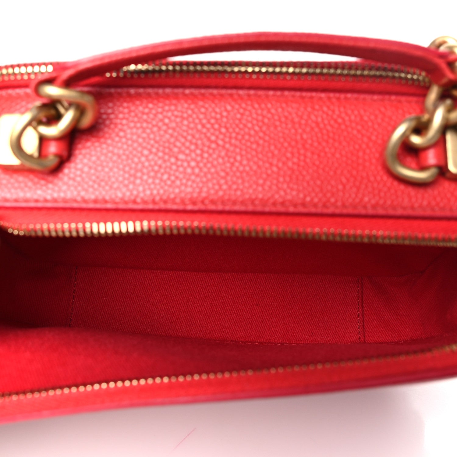 Chanel Caviar Quilted Small Camera Case Red 6 of 12
