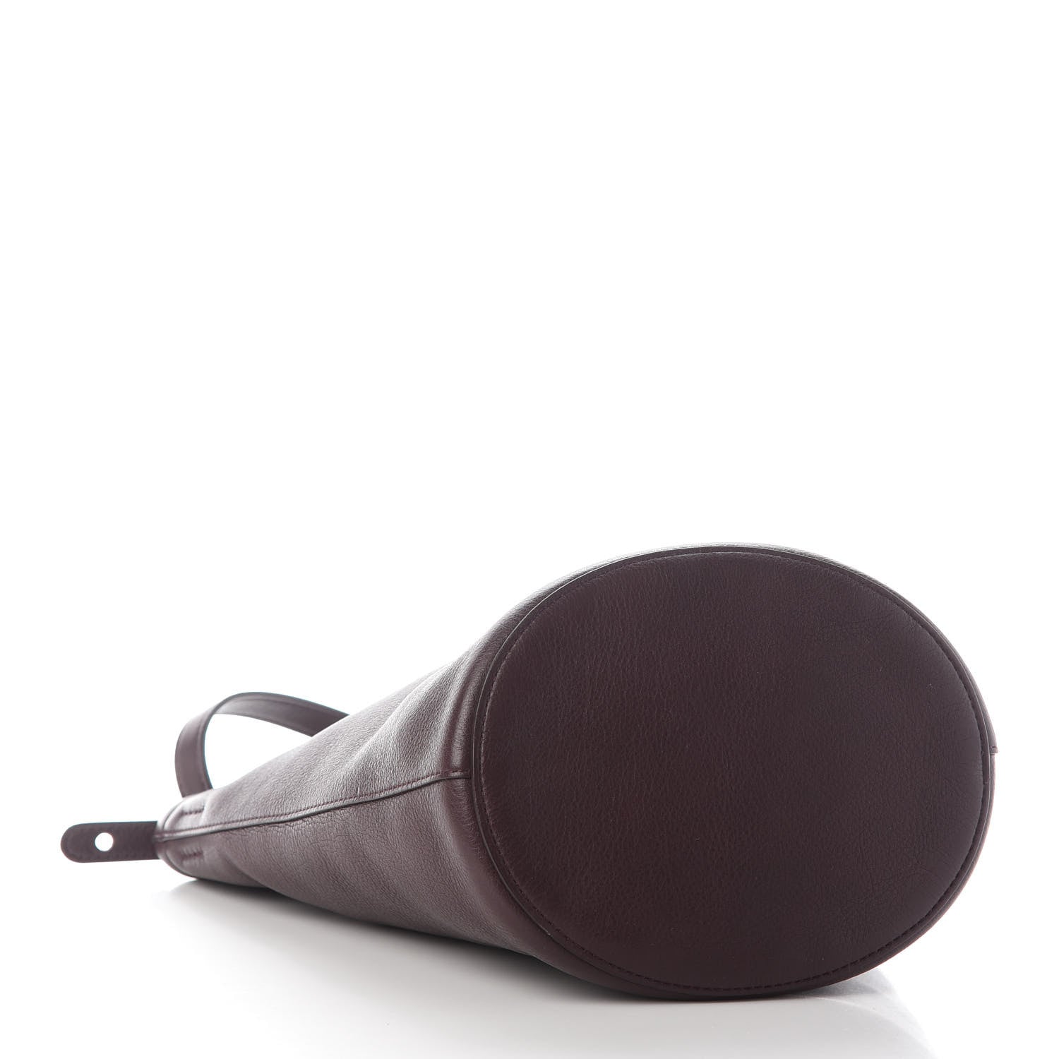 Mansur Gavriel Pebbled Calfskin Zip Bucket Bag Eggplant 3 of 8