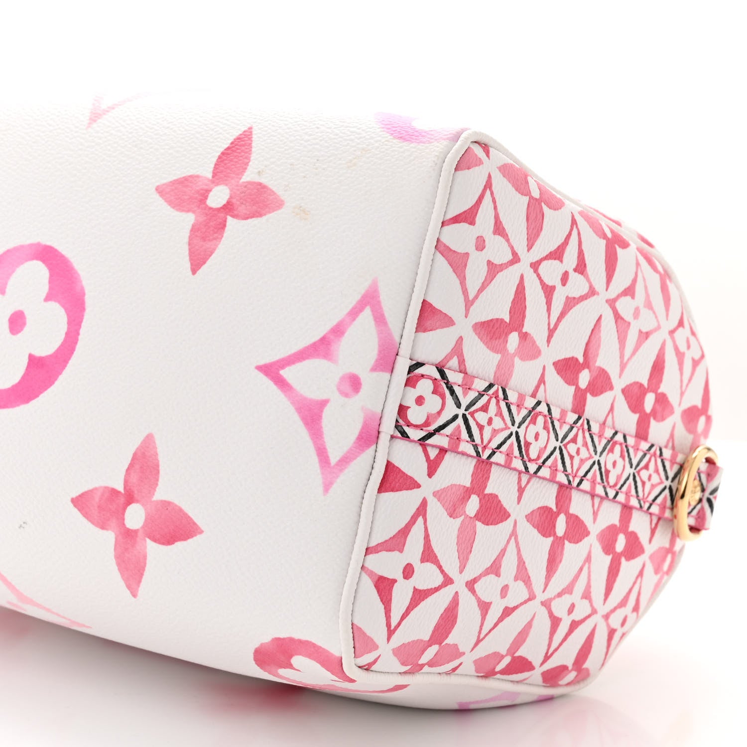 Louis Vuitton Monogram Giant By The Pool 2.0 Speedy Bandouliere 25 Rose 9 of 13